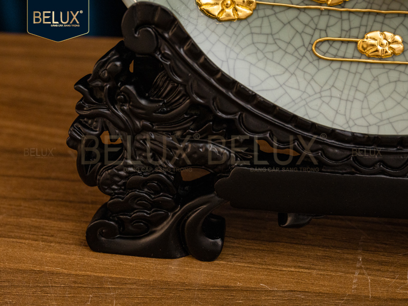 Đĩa Chùa Một Cột Dát Vàng 24k D20